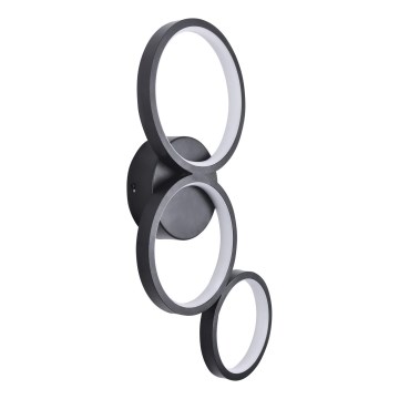 LED-Wandleuchte FLAMENCO LED/23W/230V 4000K schwarz