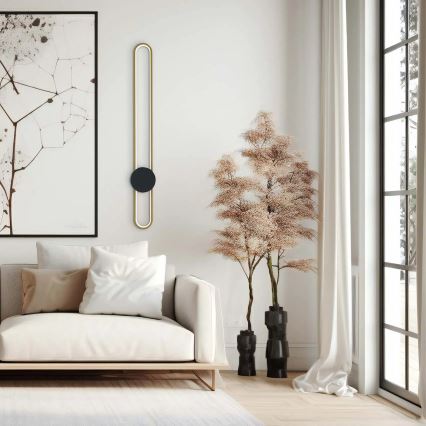 LED-Wandleuchte FLORENTYNA LED/24W/230V 4000K gold/schwarz