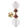 LED-Wandleuchte FLORES 2xLED/5W/230V gold/braun