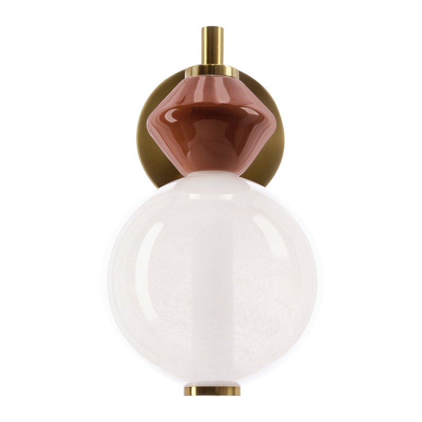 LED-Wandleuchte FLORES LED/7W/230V gold/braun