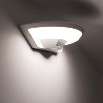 LED-Wandleuchte für Badezimmer mit Sensor SAMSUNG CHIP LED/10W/230V 4000K IP54 weiß