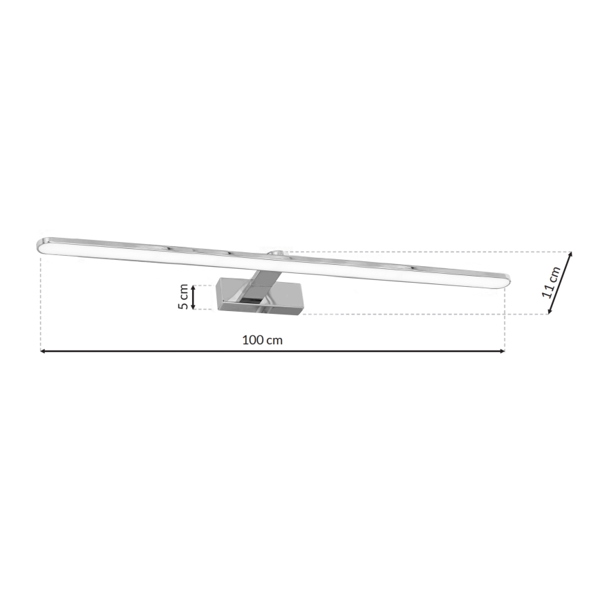 LED-Wandleuchte für Badezimmer SPLASH LED/21W/230V IP44