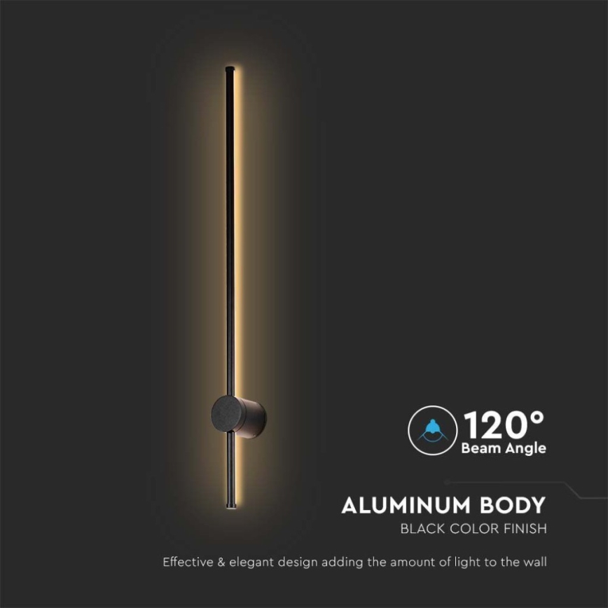 LED-Wandleuchte für den Außenbereich LED/12W/230V 3000K IP65 schwarz
