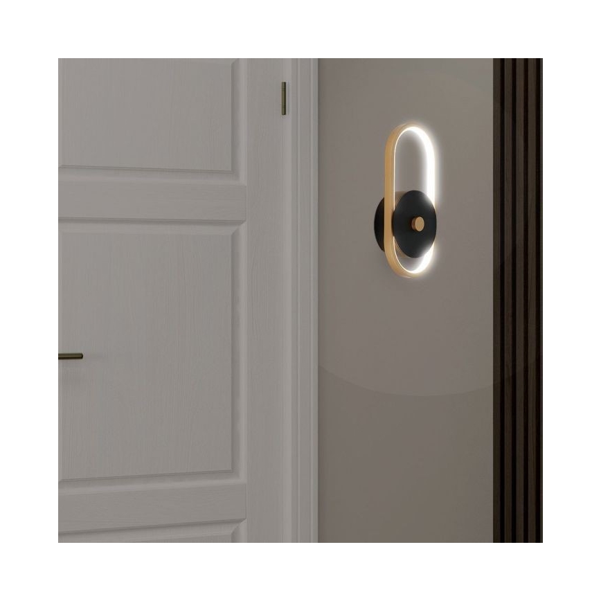 LED-Wandleuchte für den Außenbereich LED/15W/230V IP54 4000K Messing