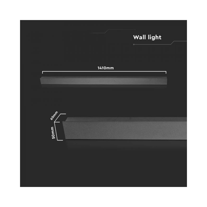 LED-Wandleuchte für den Außenbereich LED/23W/230V 4000K IP65 anthrazit