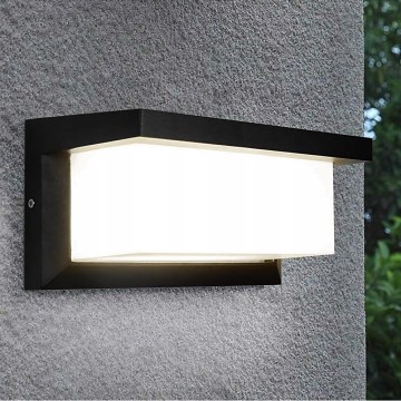 LED-Wandleuchte für den Außenbereich NEELY LED/12W/230V 4000K IP54 schwarz