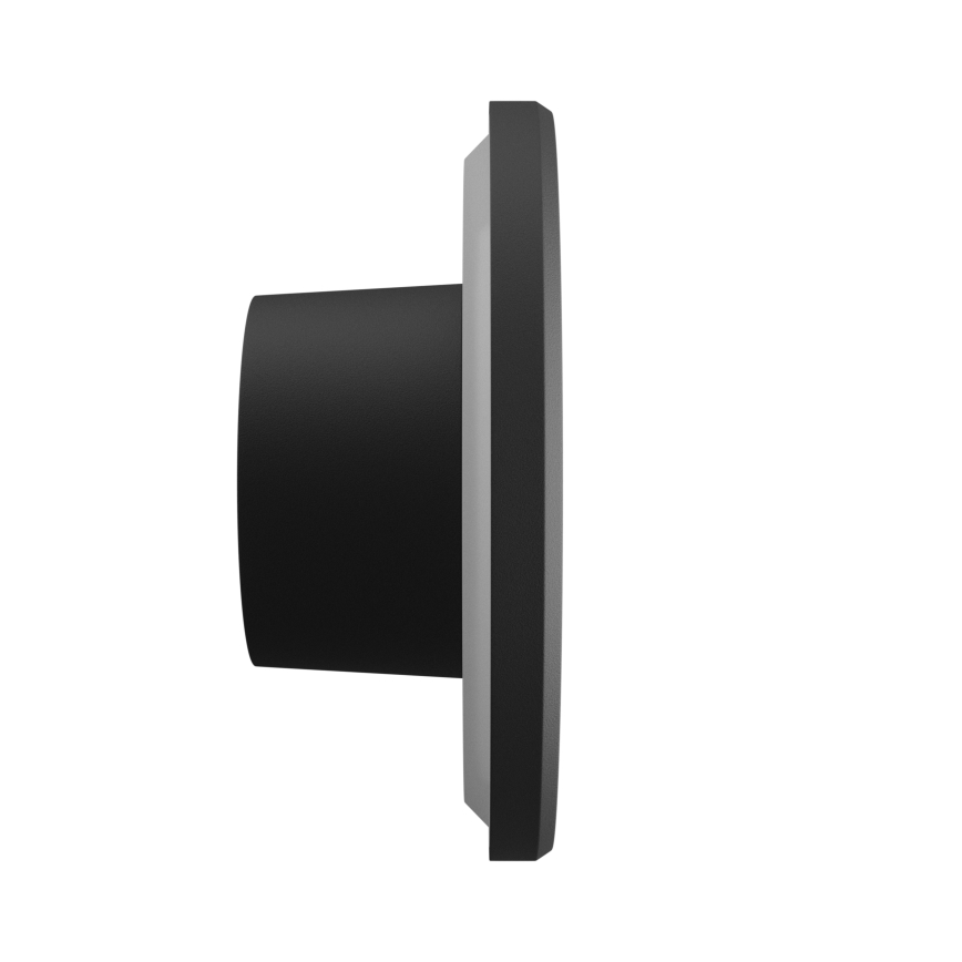 LED-Wandleuchte für den Außenbereich PIATTA LED/12W/230V 3000/4000/6000K d 18 cm IP44 schwarz