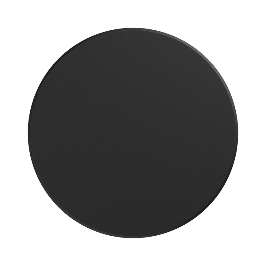 LED-Wandleuchte für den Außenbereich PIATTA LED/12W/230V 3000/4000/6000K d 18 cm IP44 schwarz