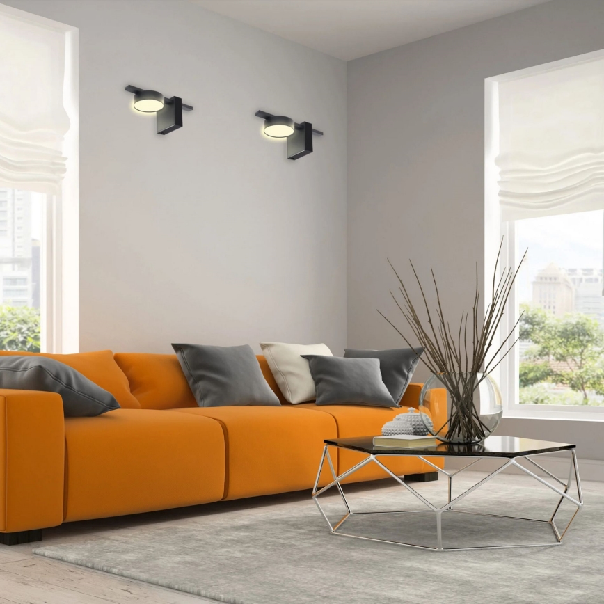 LED-Wandleuchte JOY 1xGX53/6W/230V schwarz