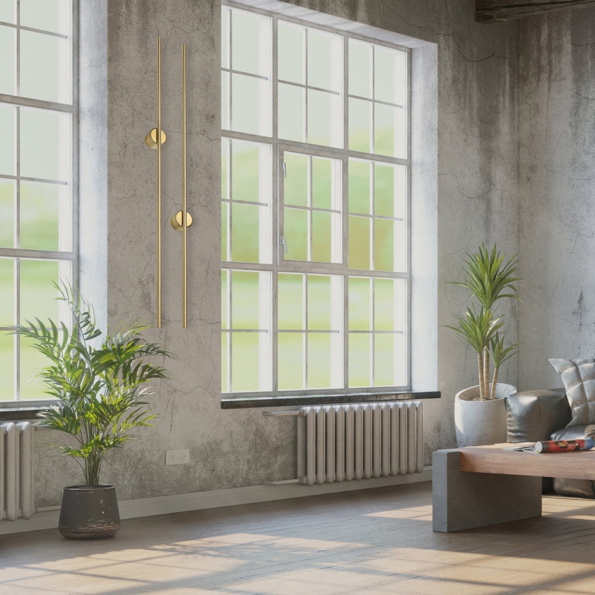 LED-Wandleuchte LANA, 12 W, 230 V, 4000 K, mattgold