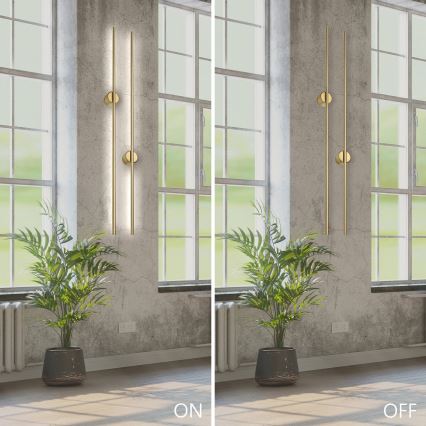 LED-Wandleuchte LANA, 12 W, 230 V, 4000 K, mattgold