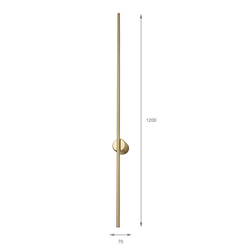 LED-Wandleuchte LANA, 12 W, 230 V, 4000 K, mattgold