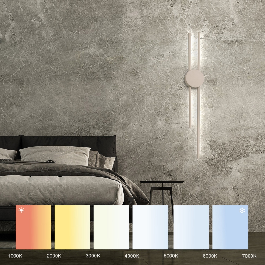 LED-Wandleuchte LANA LED/15W/230V 4000K beige