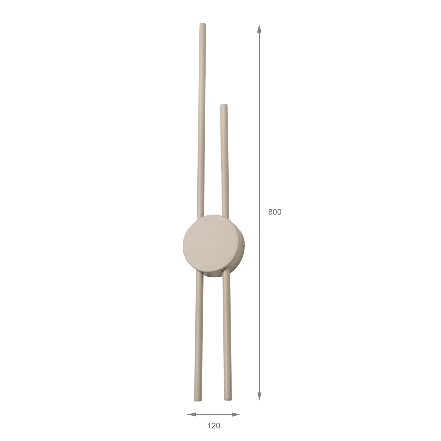 LED-Wandleuchte LANA LED/15W/230V 4000K beige