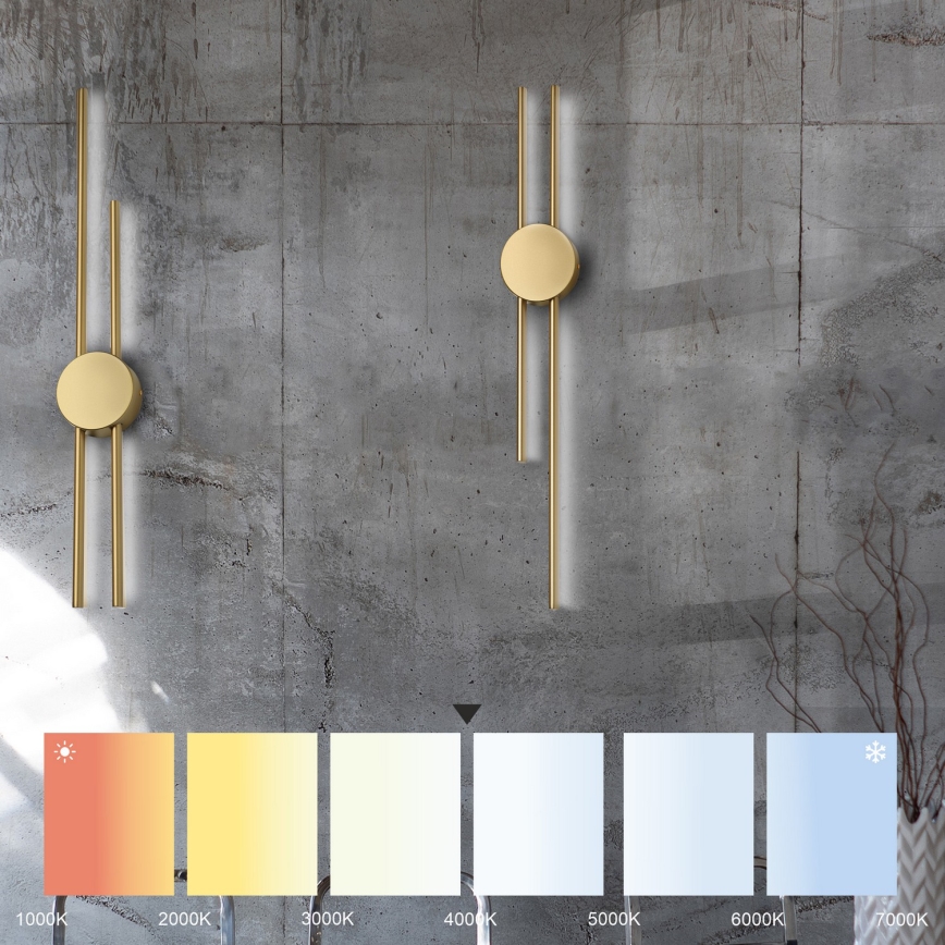 LED-Wandleuchte LANA LED/15W/230V 4000K mattgold