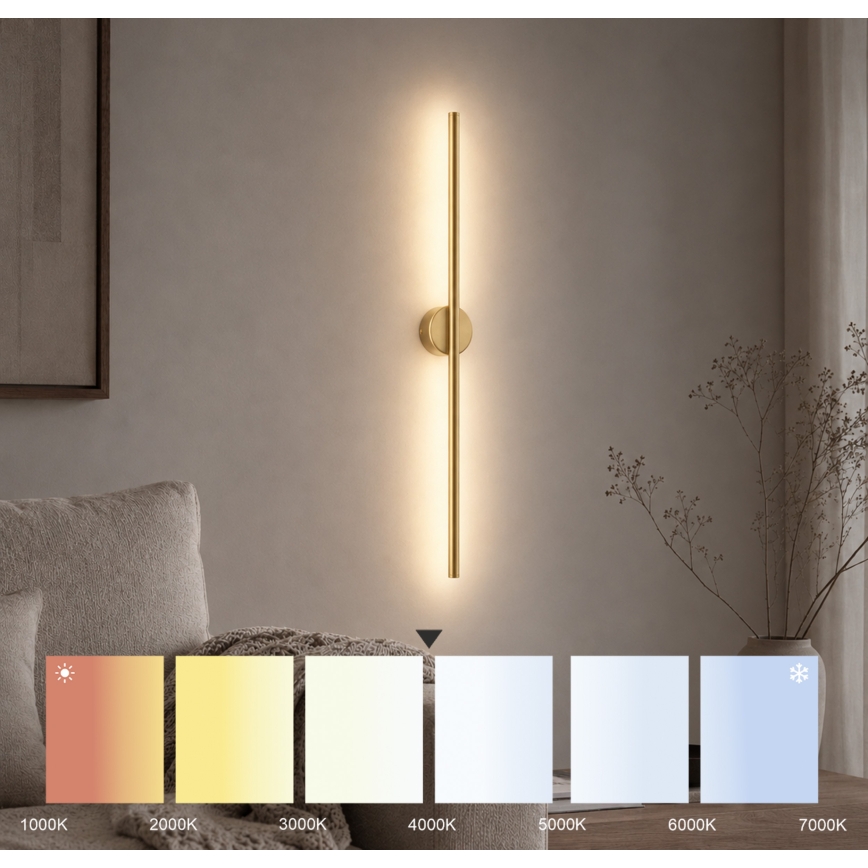 LED-Wandleuchte LANA LED/7W/230V 4000K gold