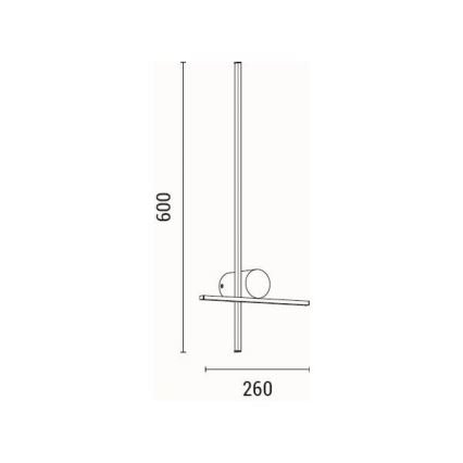 LED-Wandleuchte LED/12W/230V 3000K