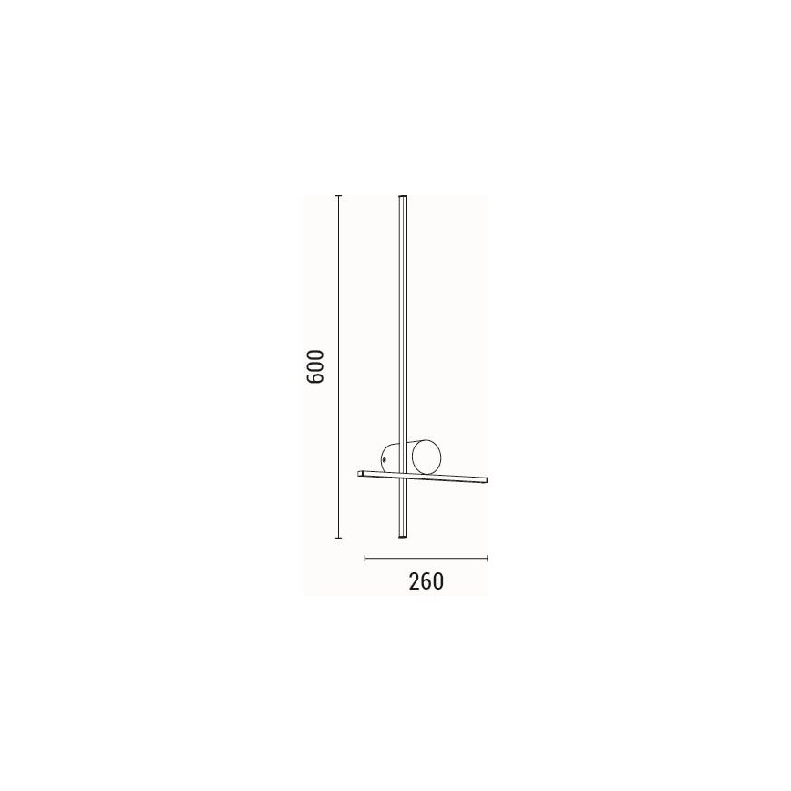 LED-Wandleuchte LED/12W/230V 3000K