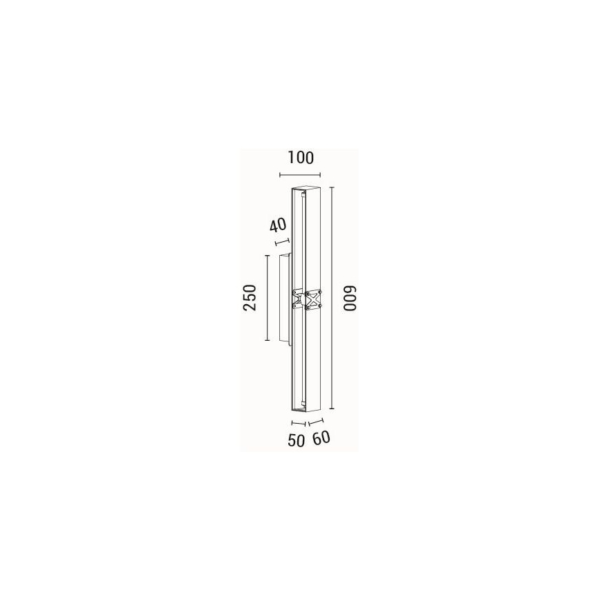 LED-Wandleuchte LED/13W/230V 3000K