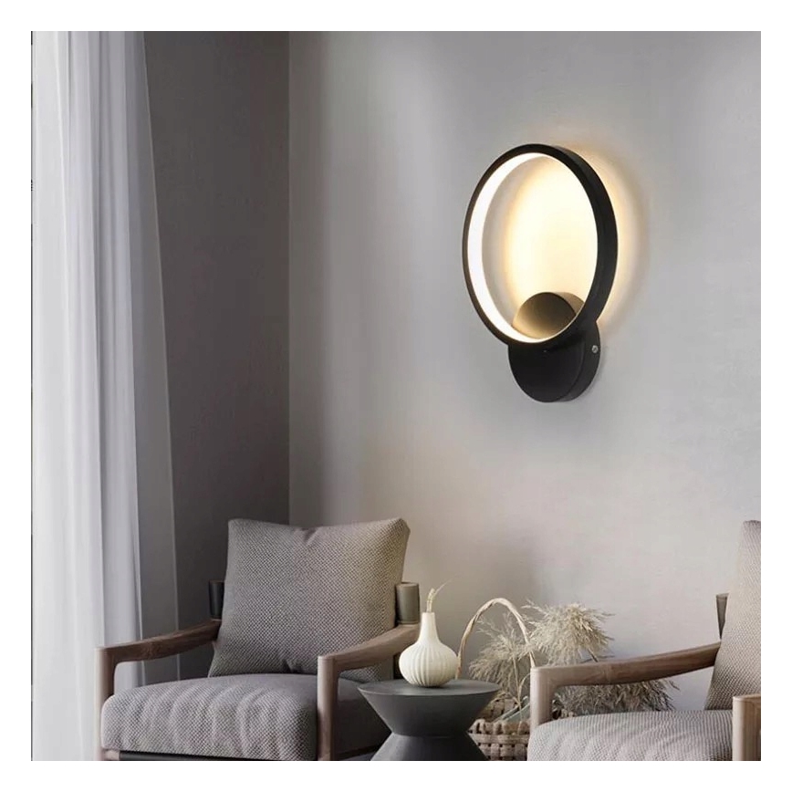 LED-Wandleuchte LED/14W/230V schwarz