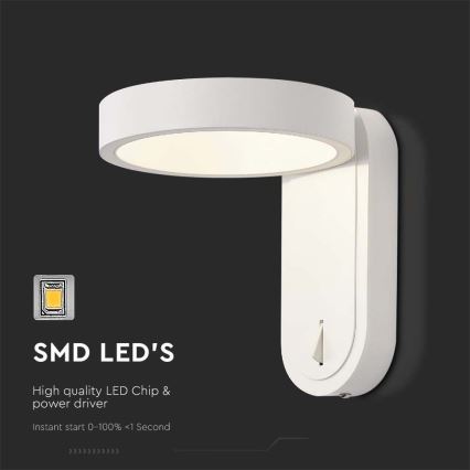 LED-Wandleuchte LED/5W/230V 3000K/4000K weiß