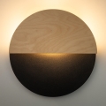 LED-Wandleuchte LUNA LED/7W/230V d 36 cm schwarz/beige
