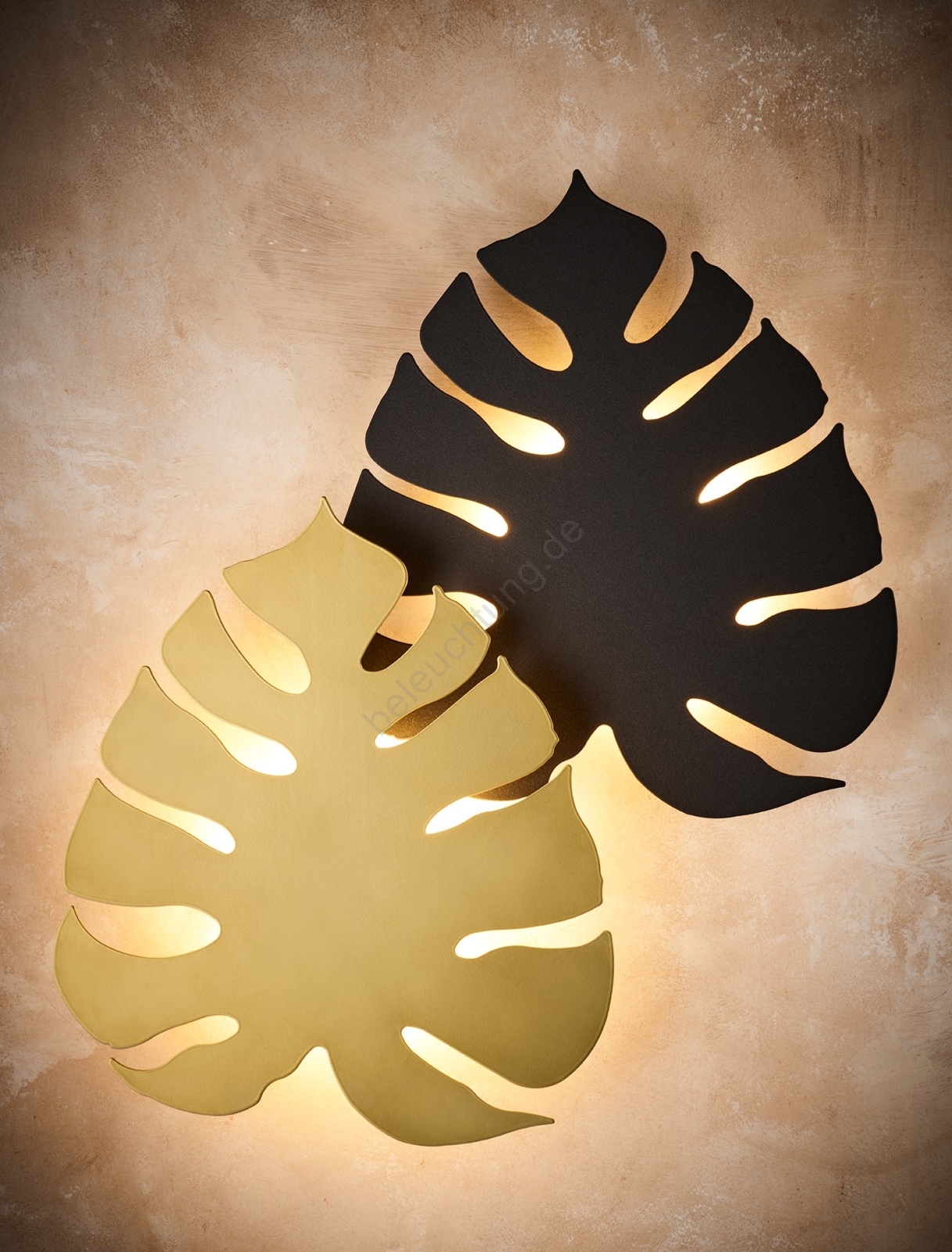 LED-Wandleuchte MONSTERA LED/12W/230V gold | Beleuchtung.de