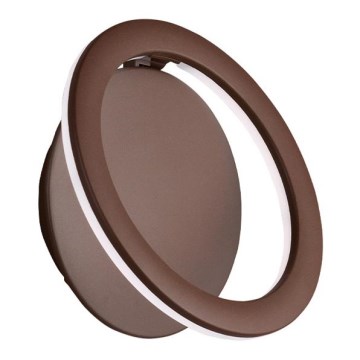 LED-Wandleuchte PALERMO LED/16W/230V braun