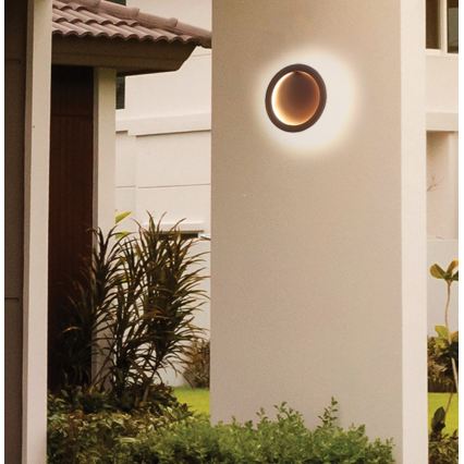LED-Wandleuchte PALERMO LED/16W/230V braun