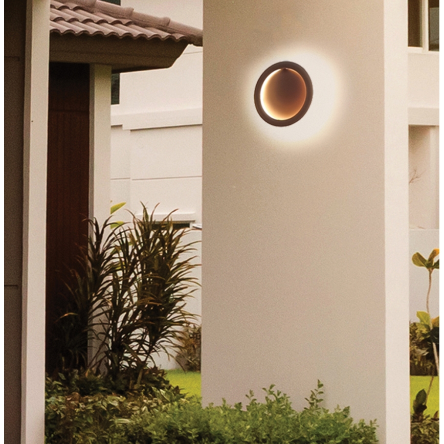 LED-Wandleuchte PALERMO LED/16W/230V braun