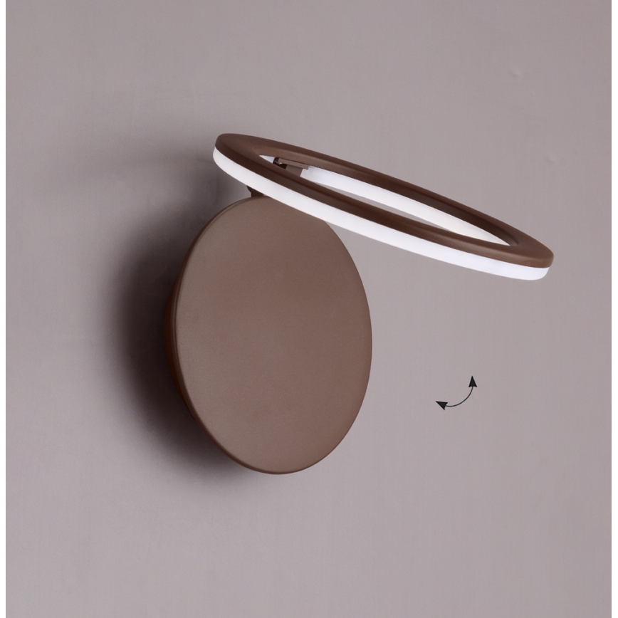 LED-Wandleuchte PALERMO LED/16W/230V braun