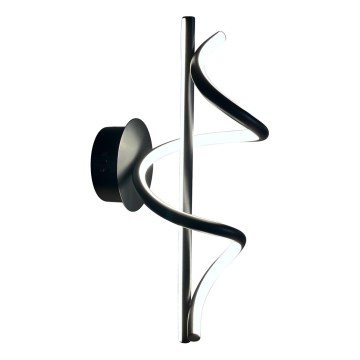 LED-Wandleuchte TWIST LED/12W/230V schwarz