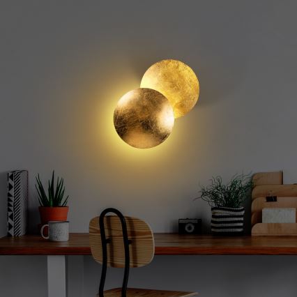 LED-Wandleuchte YOSMA LED/5W/230V 3000K golden