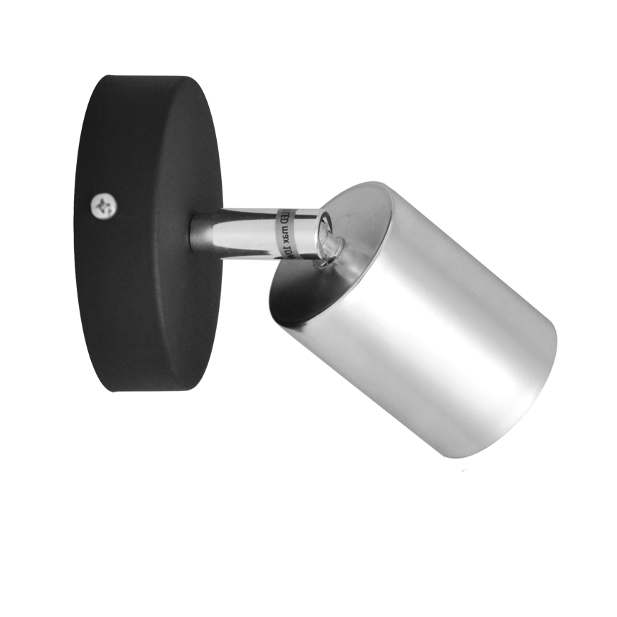 LED-Wandstrahler TUNE 1xGU10/4,8W/230V mattes Chrom/schwarz