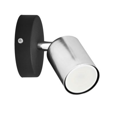 LED-Wandstrahler TUNE 1xGU10/4,8W/230V mattes Chrom/schwarz