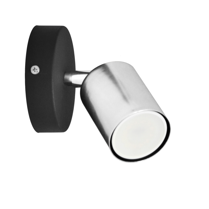LED-Wandstrahler TUNE 1xGU10/4,8W/230V mattes Chrom/schwarz
