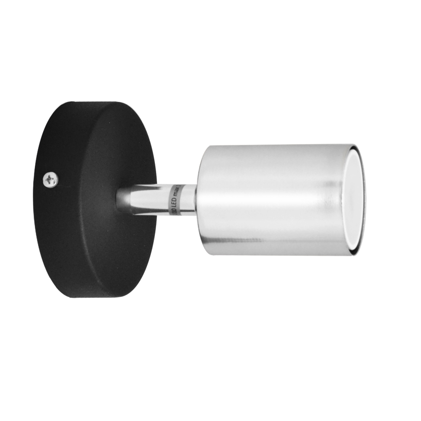 LED-Wandstrahler TUNE 1xGU10/4,8W/230V mattes Chrom/schwarz