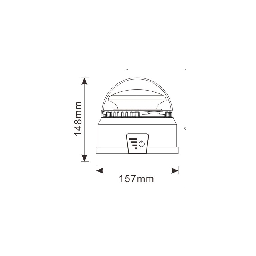 LED-Warnleuchte LED/12-24V IP65
