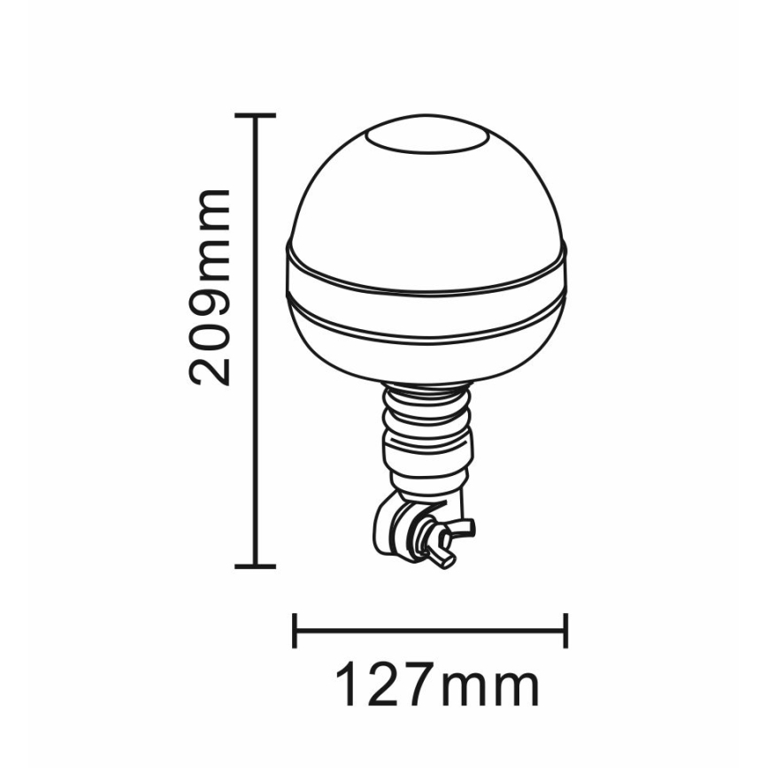 LED-Warnleuchte LED/12-24V IP66