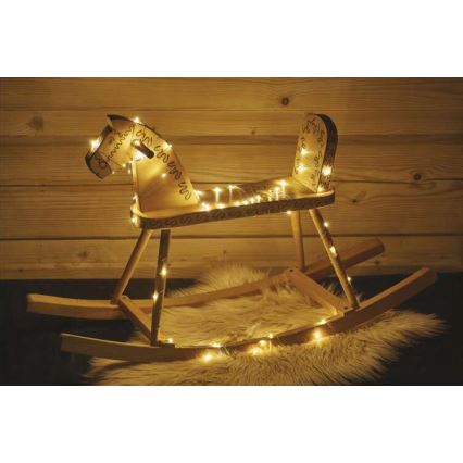 LED Weihnachts-Außenlichterkette 40xLED/9m IP44 warmweiß