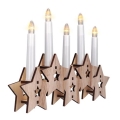 LED-Weihnachts-Kerzenleuchter 5xLED/2xAA