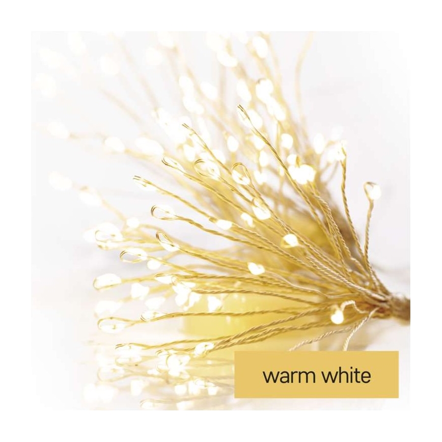 LED Weihnachts-Lichterkette 150xLED/5,35m warmweiß