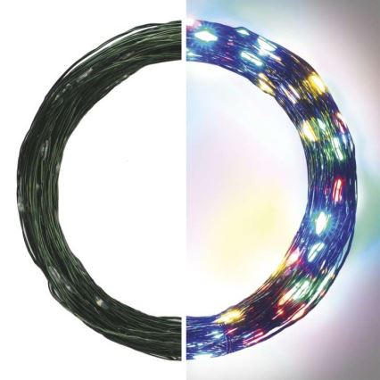 LED-Weihnachts-Lichterkette für den Außenbereich 150xLED/20m IP44 mehrfarbig