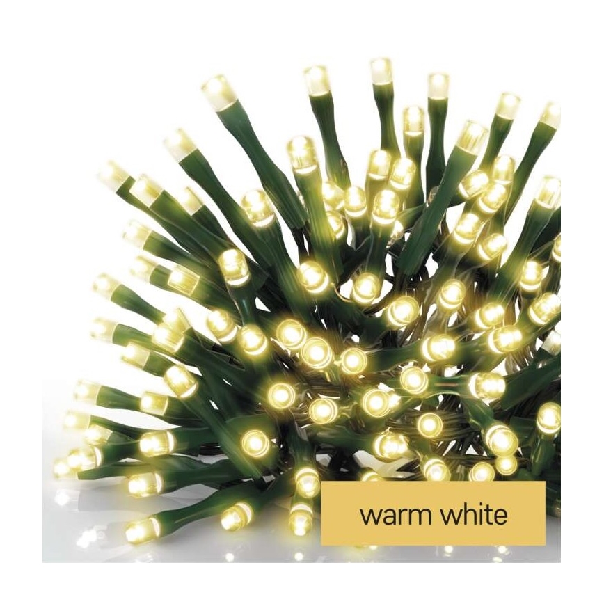 LED Weihnachts-Lichterkette für den Außenbereich 180xLED/23m IP44 warmweiß