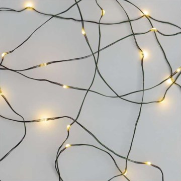 LED Weihnachts-Lichterkette für den Außenbereich 40xLED/9m IP44 warmweiß