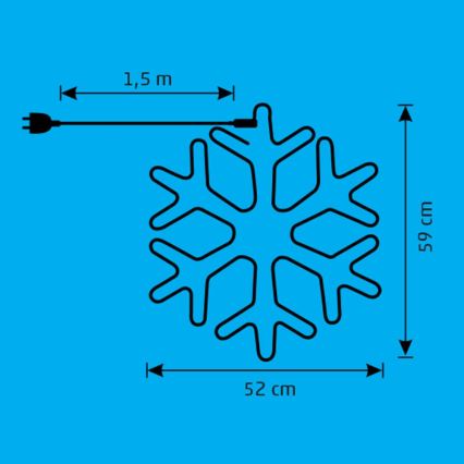 LED-Weihnachtsdeko für den Außenbereich LED/26W/230V IP44