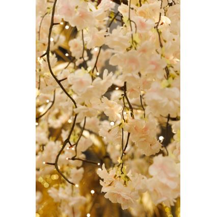 LED Weihnachtsdekorativer künstlicher Baum CHERRY TREE 288xLED/230V 2,5 m Kirsche