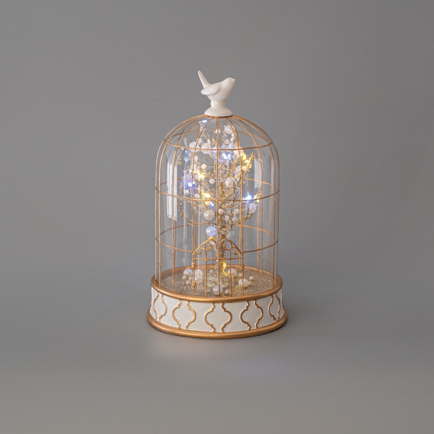 LED-Weihnachtsdekoration 12xLED/3xAAA warmweiβ