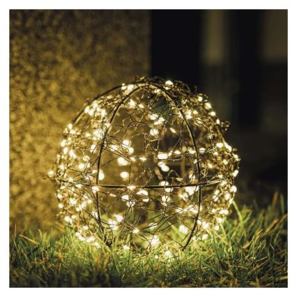 LED-Weihnachtsdekoration 200 LEDs/230V Ø 20 cm