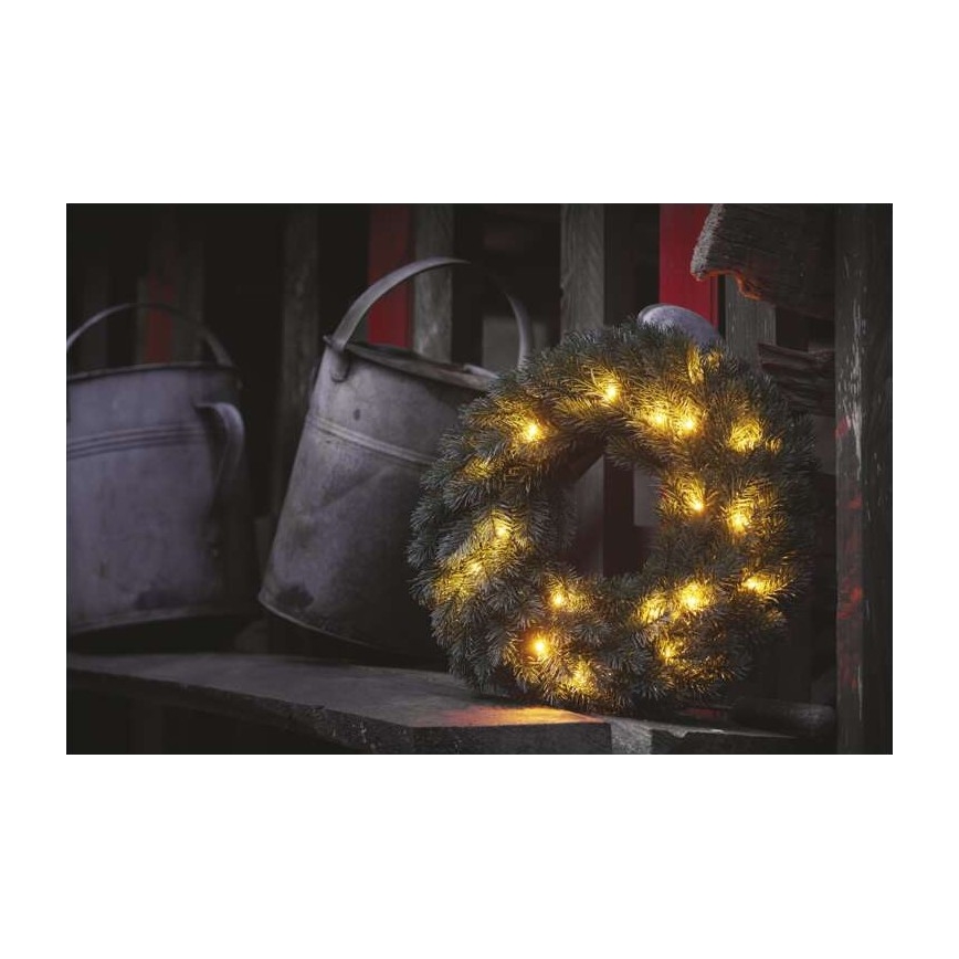 LED-Weihnachtsdekoration 20xLED/2xAA d. 40 cm